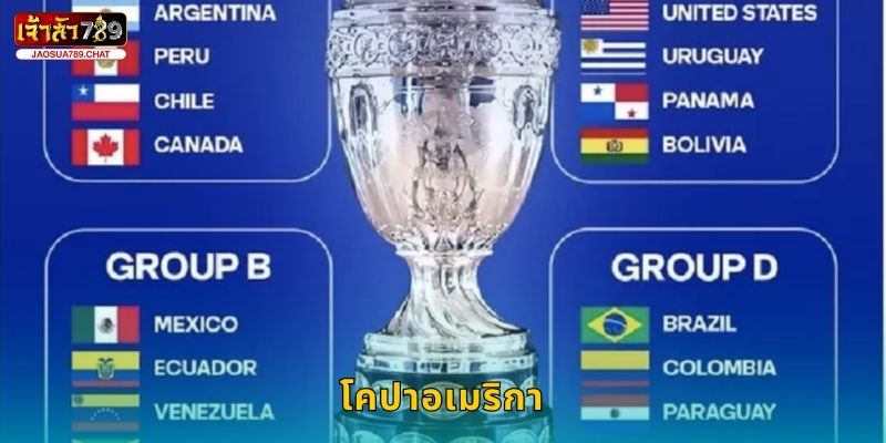 โคปาอเมริกา ดวลเดือด – ศึกฟุตบอลลาตินที่ Jaosua789 3 โคปาอเมริกา ดวลเดือด – ศึกฟุตบอลลาตินที่ Jaosua789